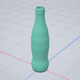 Glass Bottle in OpenShape3D