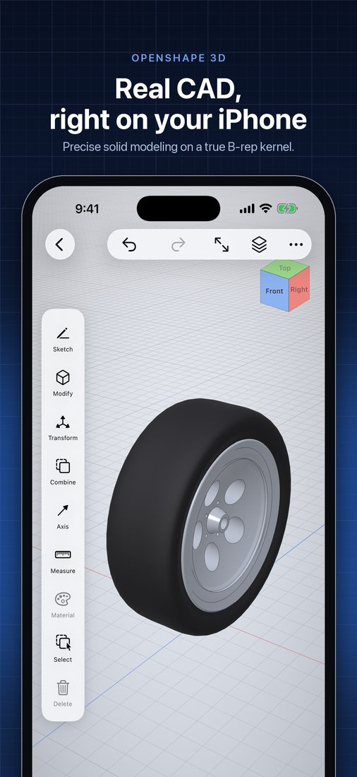 Real CAD, right on your iPhone